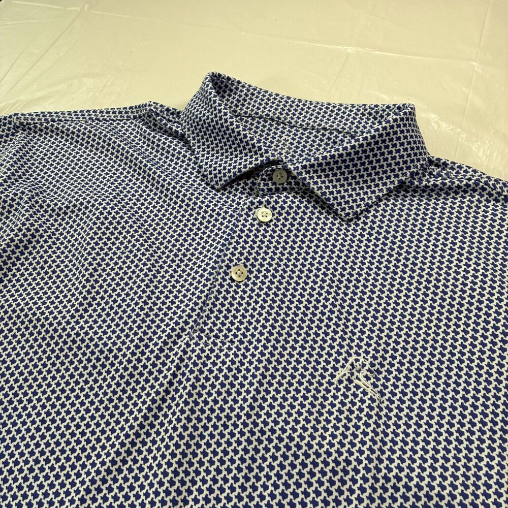 Rhoback Don’t Mess With Texas All over Print Golf Polo Shirt Athlesiure X-Large